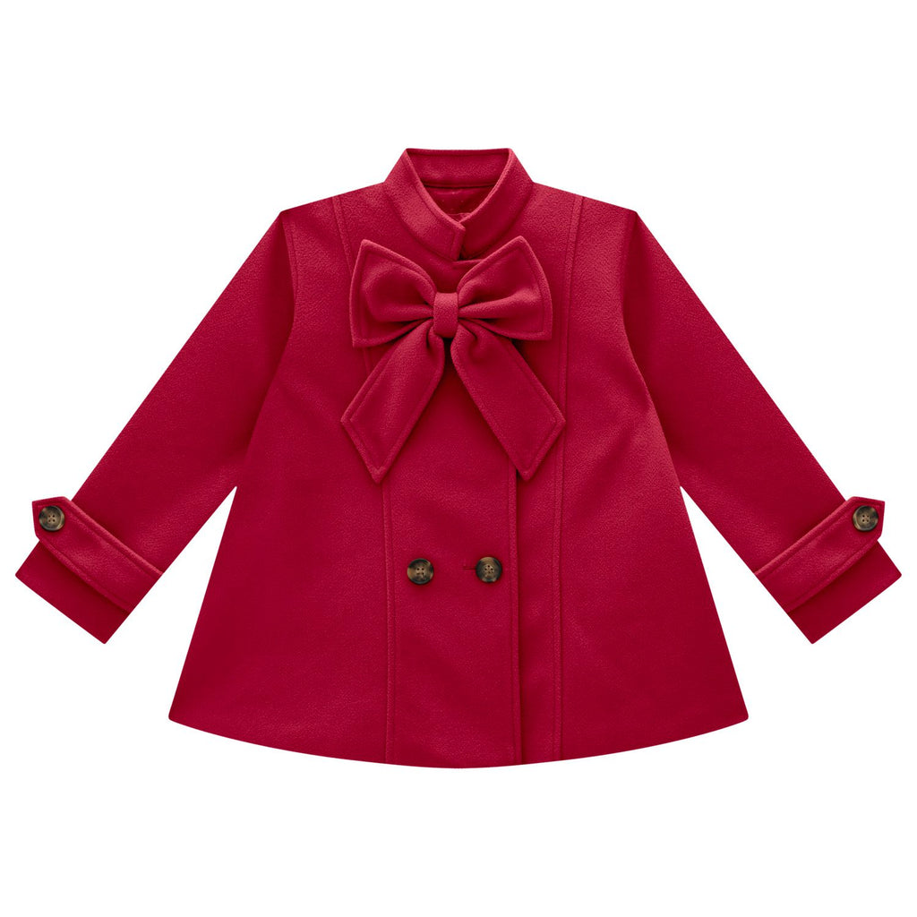 Milon Girls Infants Toddlers Kids Juniors Winter Coat Bow Special Occasion Holidays Christmas Back To School The Plaid Giraffe Children's Boutique