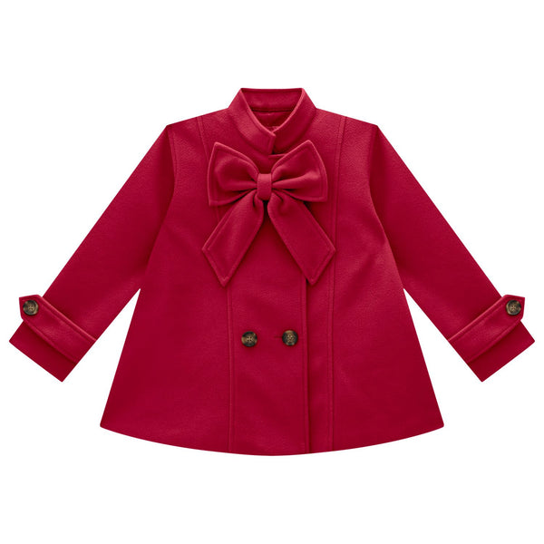 Milon Girls Infants Toddlers Kids Juniors Winter Coat Bow Special Occasion Holidays Christmas Back To School The Plaid Giraffe Children's Boutique