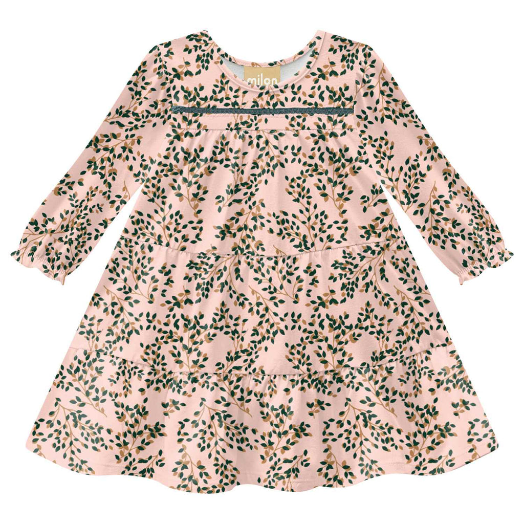Milon Girls Infants Toddlers Kids Juniors Dress Leaves Back To School The Plaid Giraffe Children's Boutique