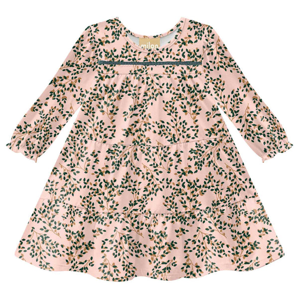 Milon Girls Infants Toddlers Kids Juniors Dress Leaves Back To School The Plaid Giraffe Children's Boutique