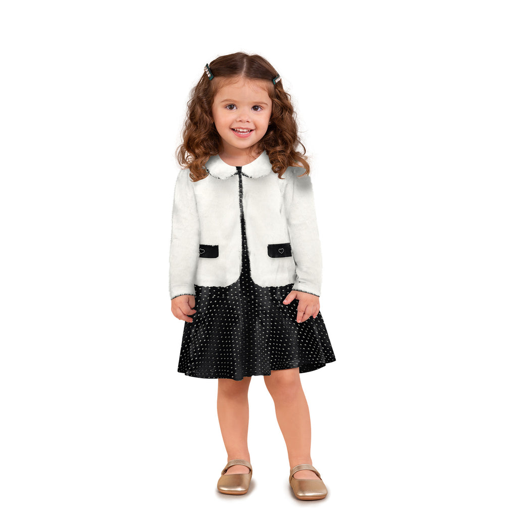 Milon Girls Infants Toddlers Kids Juniors Jumper Faux Fur Jacket Back To School The Plaid Giraffe Children's Boutique
