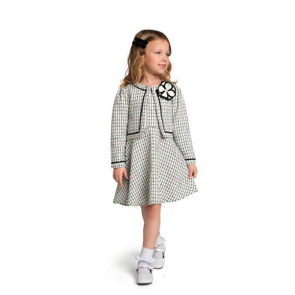 Milon Girls Infants Toddlers Kids Juniors Dress Squares Jacket Back To School The Plaid Giraffe Children's Boutique