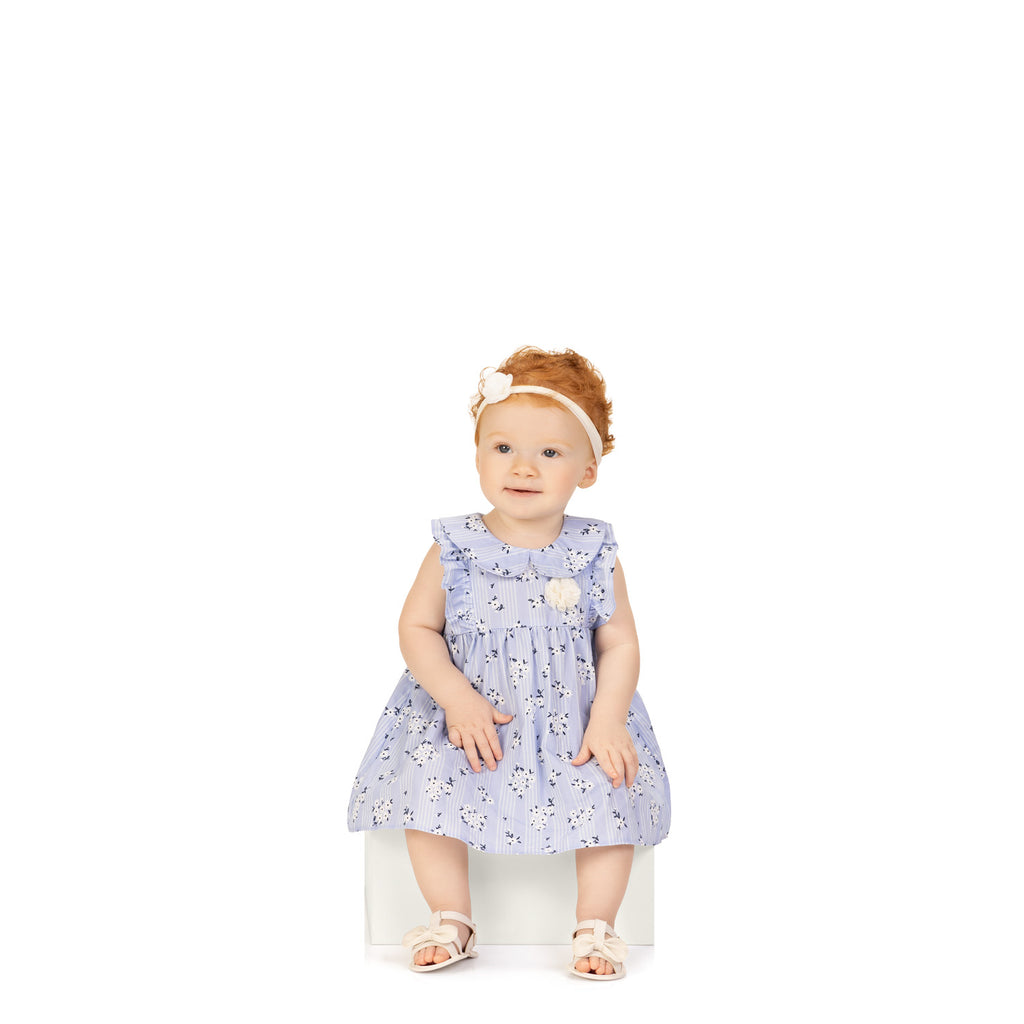 2 Piece Girls Daisy Dress w/Diaper Cover
