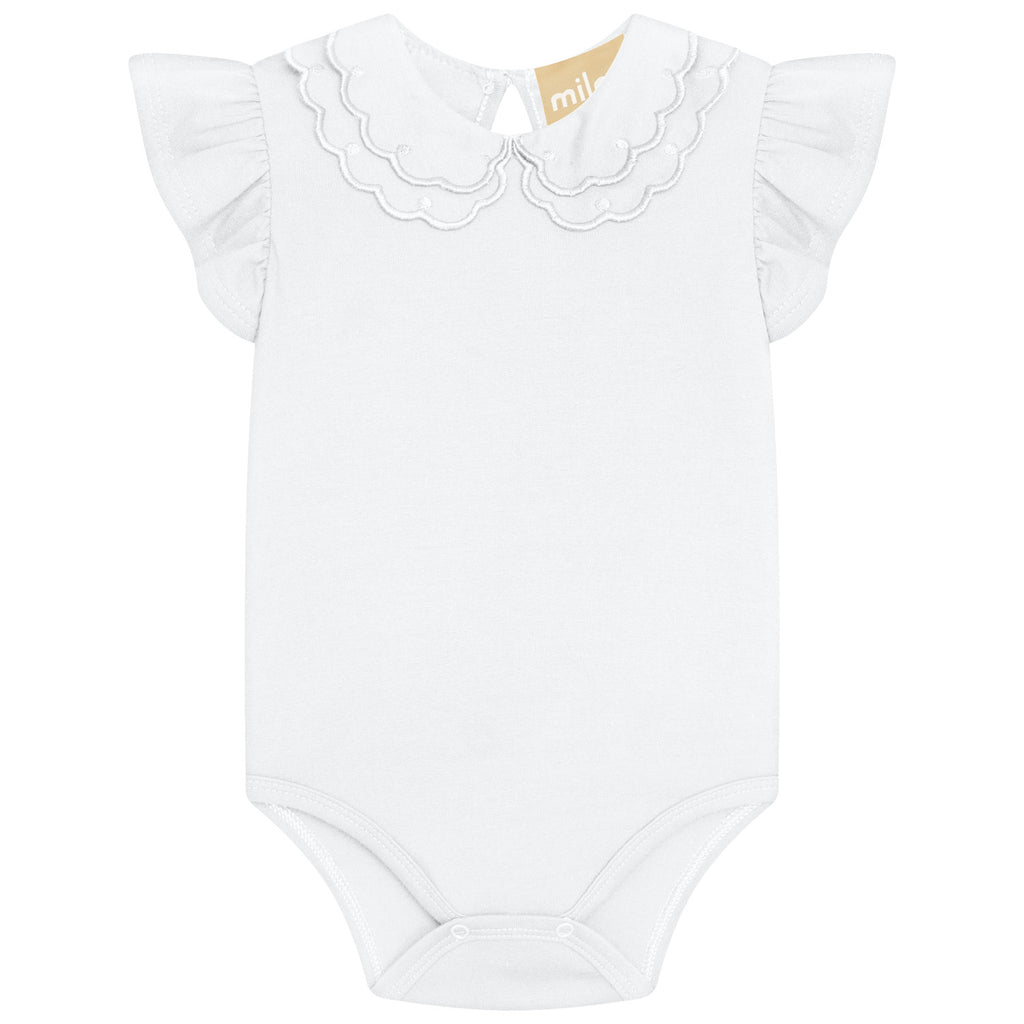 Girls White Bodysuit