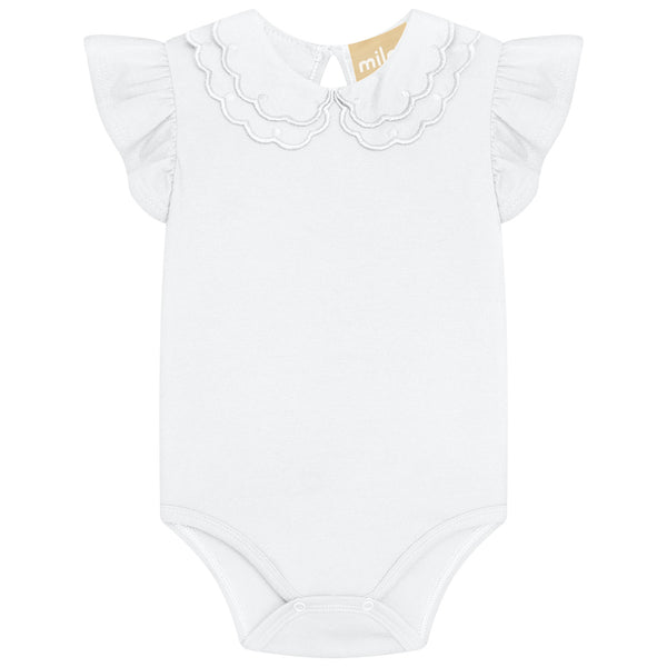 Girls White Bodysuit