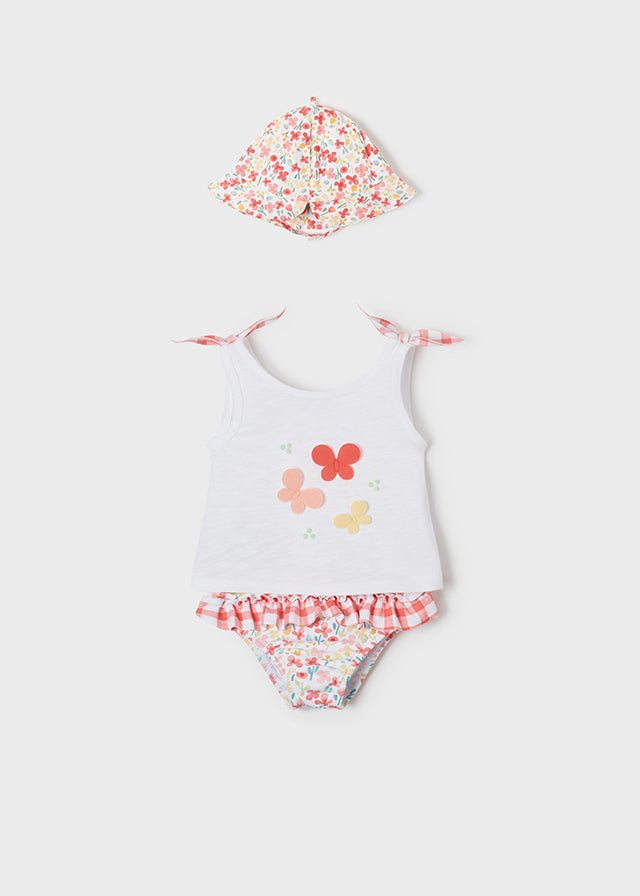 Mayoral Girls Boys Infants Toddlers Kids Juniors Swimsuit Hat Flowers Butterflies The Plaid Giraffe Children's Boutique