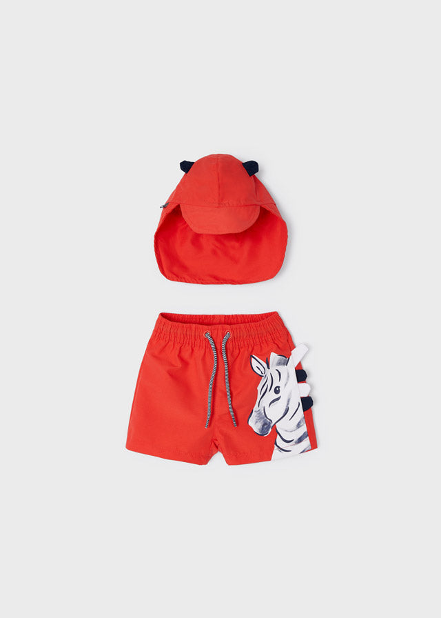 Mayoral Boys Girls Infants Toddlers Kids Juniors Swimsuit Sunhat Giraffe Jungle Animals The Plaid Giraffe Children's Boutique
