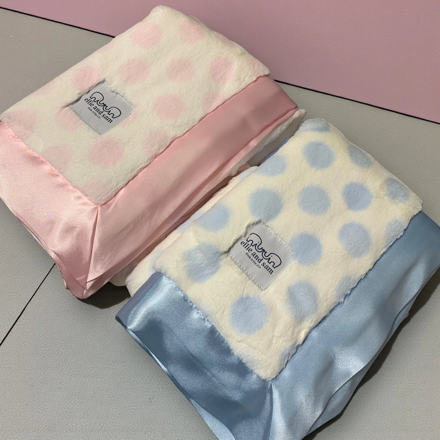 Ellie and Sam Girls Boys Unisex Infants Toddlers Kids Luxury Blankets Polka Dots The Plaid Giraffe Children's Boutique