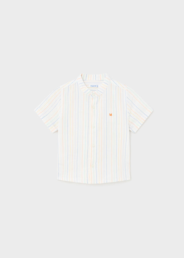 Boys S/S Striped Shirt