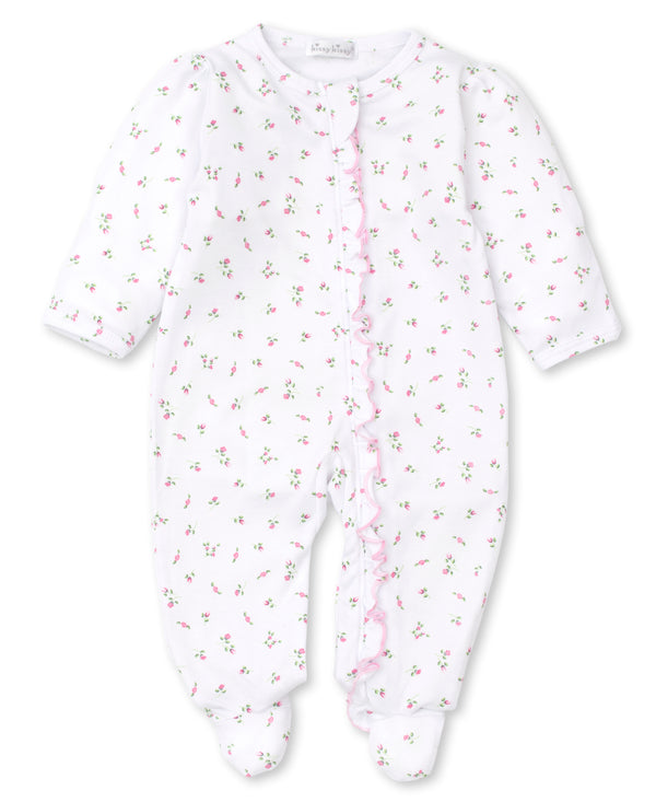 Kissy Kissy Girls Infants Footie Sleepwear Nightwear Headband Bib Floral Flowers 100% Pima Cotton The Plaid Giraffe Childrens Boutique