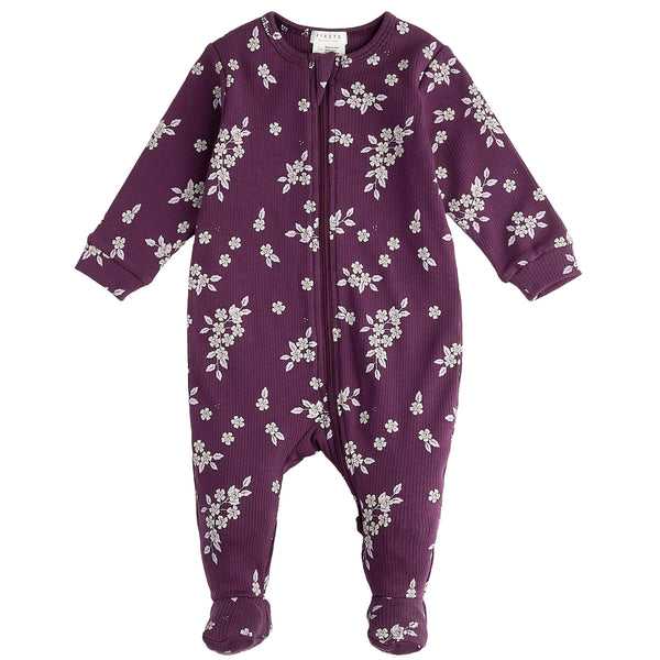 Girls Fall Botanicals Footie