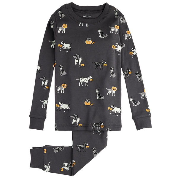 Petit Lem Unisex Boys Girls Toddlers Kids Juniors Pajamas Sleepwear Nightwear Halloween Dogs Costumes The Plaid Giraffe Childrens Boutique