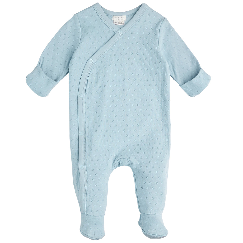 Petit Lem Infants Boys Footie Sleeper Sleepwear Nightwear 100% Organic Cotton The Plaid Giraffe Childrens Boutique