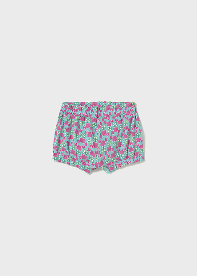 Girls Crab Flower Shorts