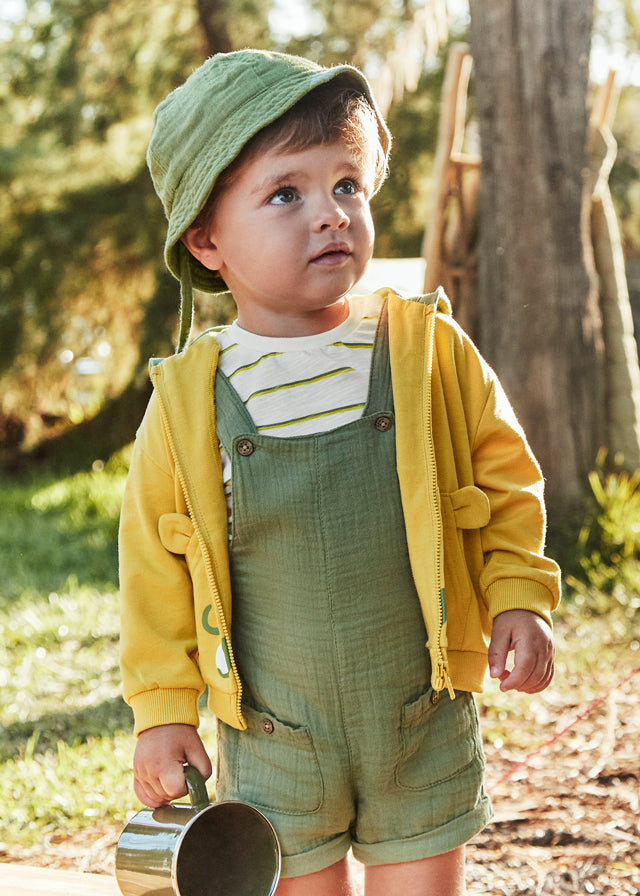 3 Piece Boys T-Shirt, Bib Shorts, & Hat