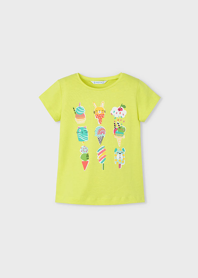 Mayoral Girls Boys Infants Toddlers Kids Juniors Top Ice Cream Treats 100% Cotton The Plaid Giraffe Childrens Boutique