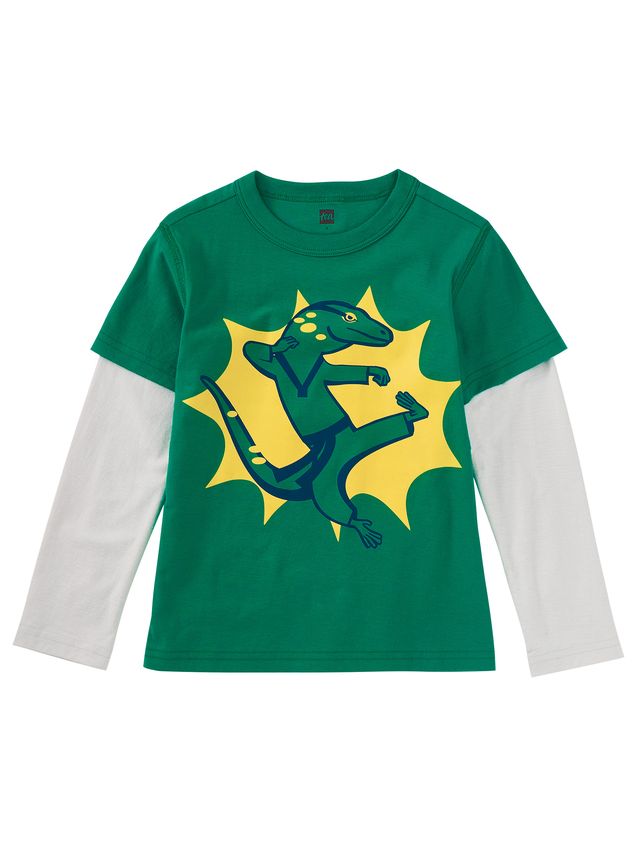Tea Collection Boys Toddlers Kids Juniors Shirt Lizard Taekwondo Karate 100% Cotton The Plaid Giraffe Children's Boutique