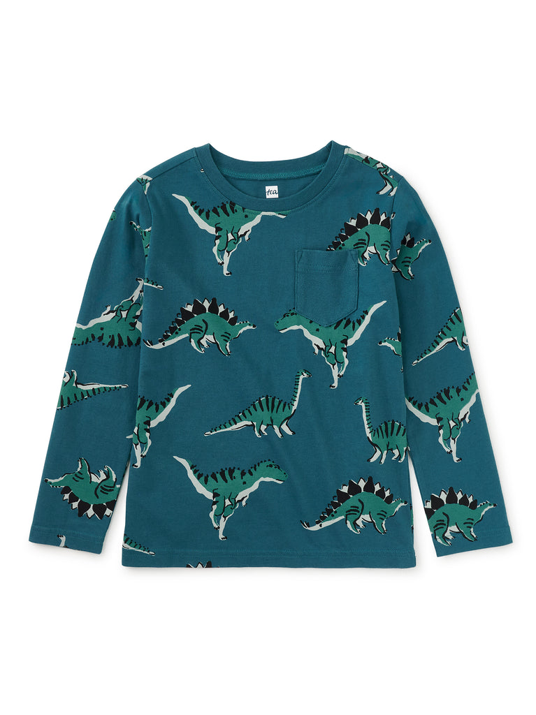 Tea Boys Girls Toddlers Kids Juniors T-shirt Dinosaurs 100% Cotton The Plaid Giraffe Children's Boutique