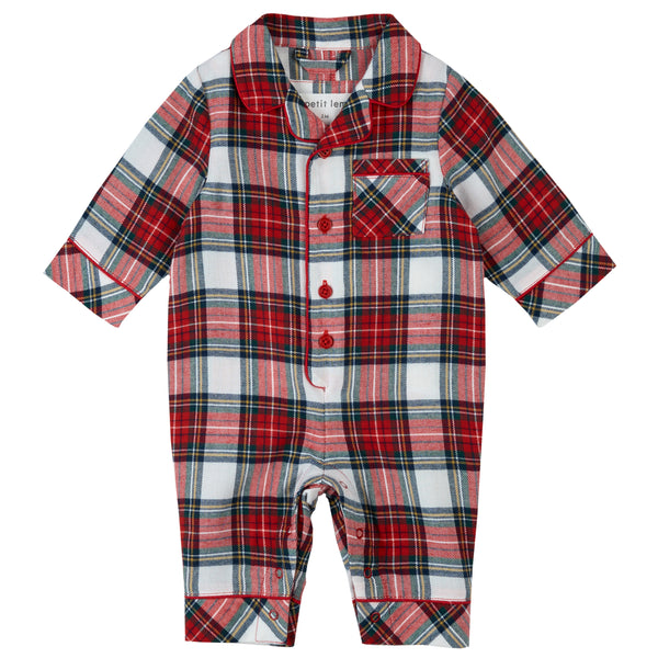 Unisex Christmas Plaid Flannel Sleeper