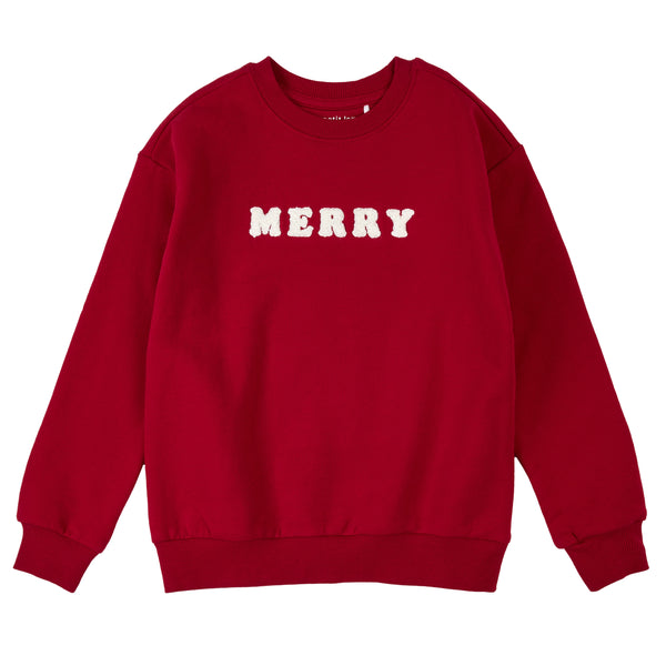 Petit Lem Boys Girls Unisex Infants Toddlers Kids Juniors Christmas Sweatshirt  Holidays Organic Cotton The Plaid Giraffe Children's Boutique