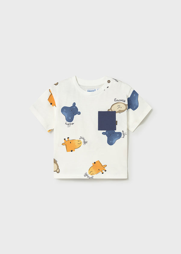 Boys S/S Jungle Animal Shirt