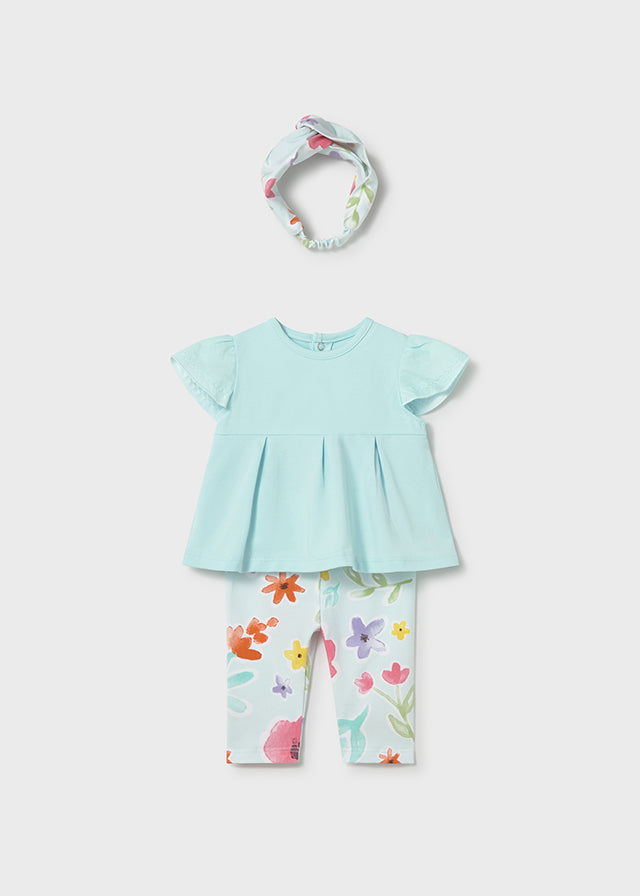 Mayoral Girls Boys Infants Toddlers Kids Juniors Top Leggings Headband Flowers Floral The Plaid Giraffe Children's Boutique
