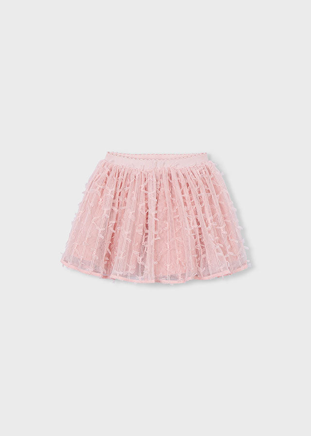 Girls Tulle Bow Skirt
