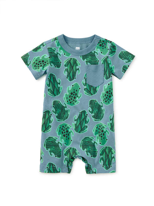 Boys Frog Romper