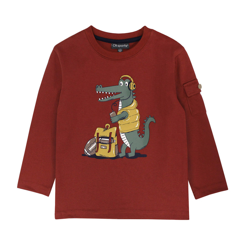 CR Sports Boys Toddlers Kids Juniors Shirt 100% Cotton Sports Football Alligator The Plaid Giraffe Childrens Boutique