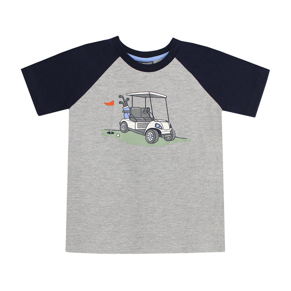 CR Sports Boys Toddlers Kids Juniors T-Shirt Golf Sports 100% Cotton The Plaid Giraffe Childrens Boutique