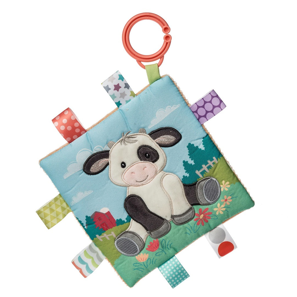 Mary Meyers Boys Girls Unisex Infants Toddlers Crinkle Soft Taggies Toys Buttercup Cow Farm Animals The Plaid Giraffe Children's Boutique