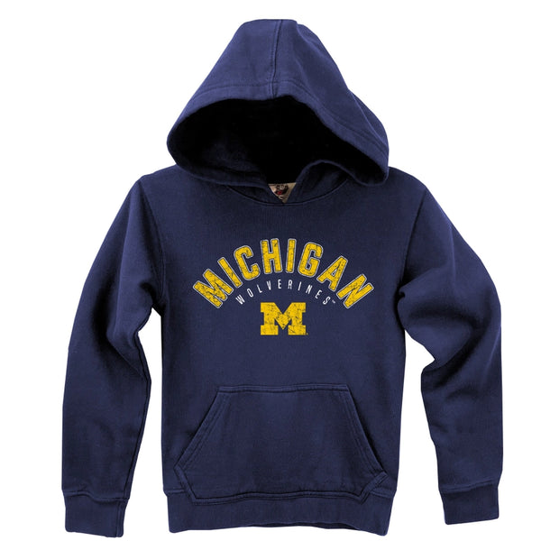 Wes and Willy Girls Boys Unisex Infants Toddlers Kids Juniors Michigan State University of Michigan UofM Central Michigan University Hoodie 100% Organic Cotton The Plaid Giraffe Children's Boutique