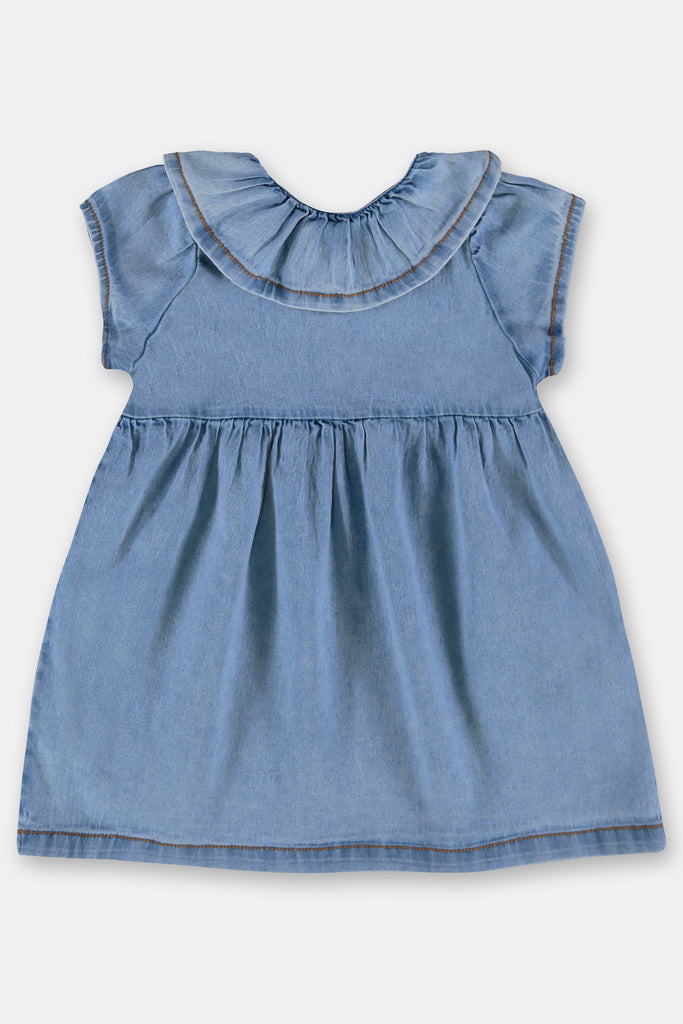 childrens denim dress Baby Girl Denim Overall Dress 6-9 months / Medium main image 1
