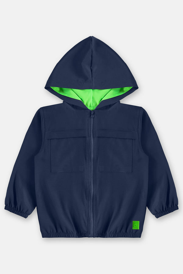 Upbaby Boys Girls Infants Toddlers Kids Juniors Windbreaker Navy Jacket The Plaid Giraffe Children's Boutique