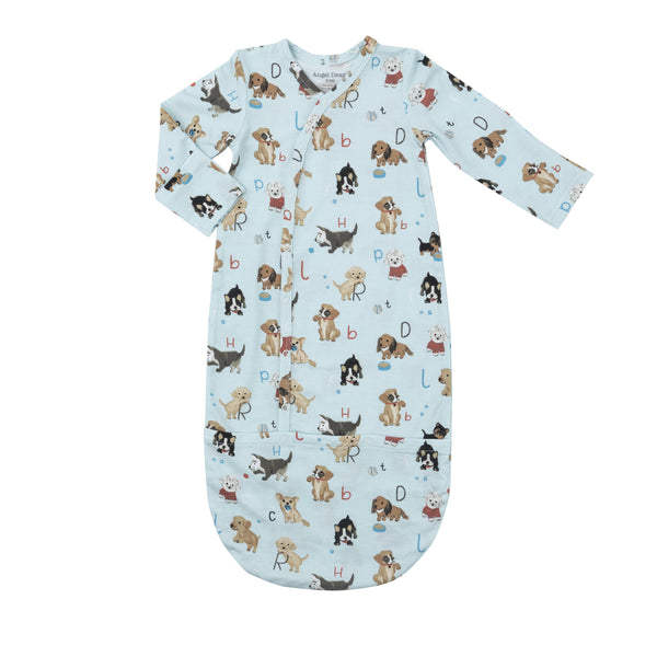 2 Piece Boys Puppy Gown & Knotted Hat