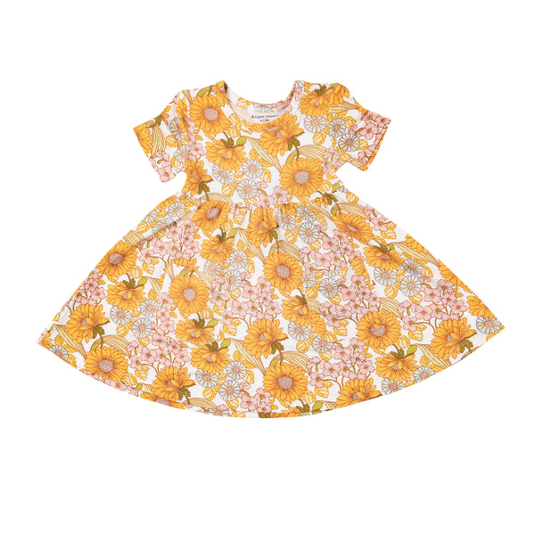 Girls S/S Sunflower Child Dress