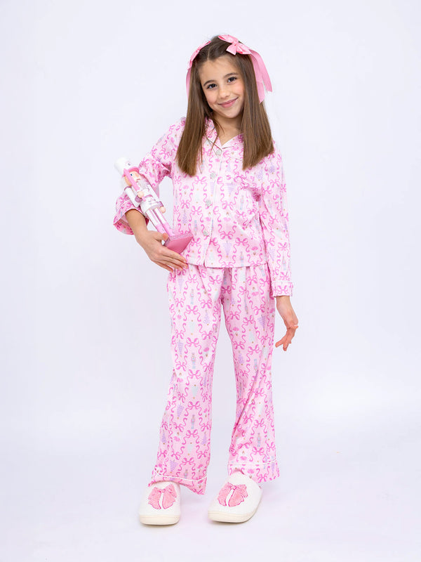 Preppy Goose Limeapple Girls Boys Toddlers Kids Juniors Pajamas Sleepwear Nightwear Rhinestones Hearts Nutcrackers Bows Christmas Trees Holidays The Plaid Giraffe Children's Boutique