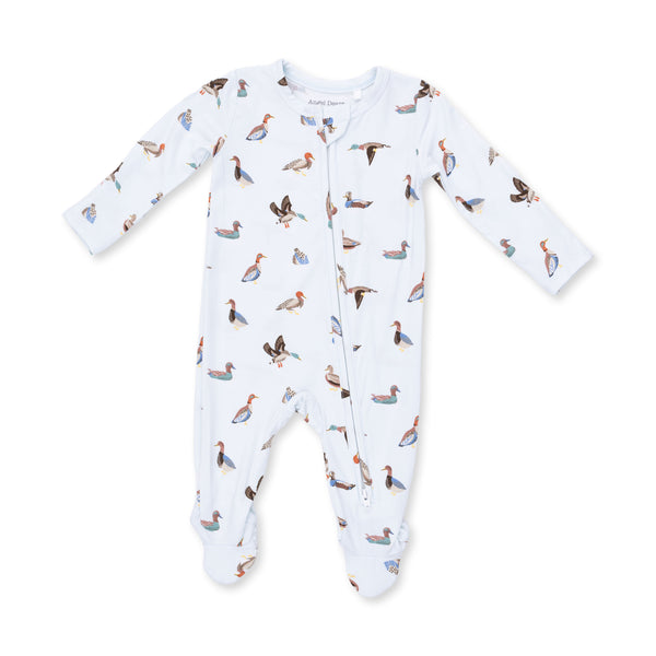 Angel Dear Boys Girls Unisex Infants Toddlers Kids Footie Sleeper Sleepwear Two-way Zipper Bamboo Ducks The Plaid Giraffe Children's Boutique