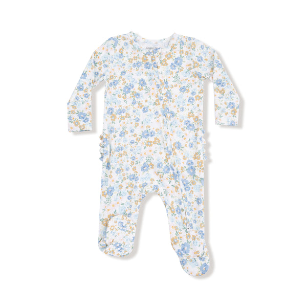 Angel Dear Girls Boys Infants Toddlers Kids Footie Sleeper Sleepwear Nightwear Two-way Zipper Flowers Floral Bamboo The Plaid Giraffe Children's Boutique