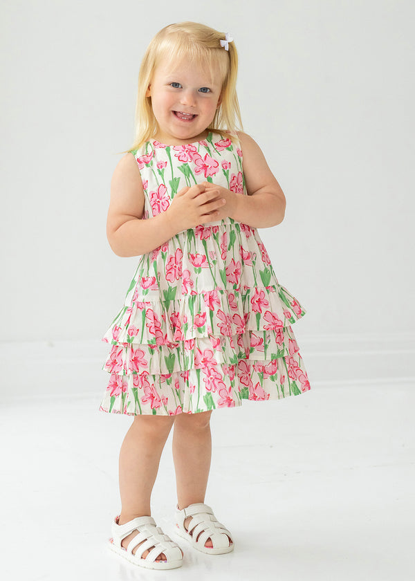 2 Piece Girls Coquette Dress w/Headband