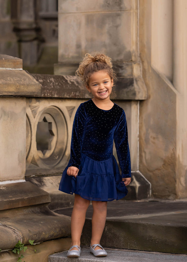 Girls L/S Velvet Dreams Dress