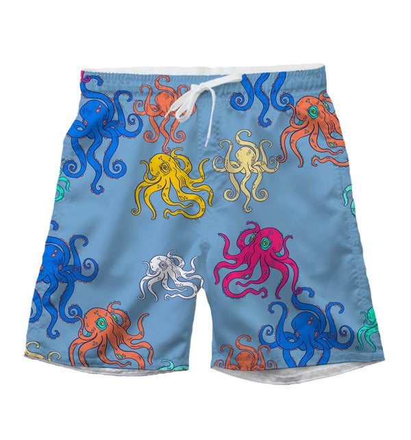 Wes & Willy Boys Toddlers Kids Juniors Swimsuit Octopus Ocean Recycled Materials The Plaid Giraffe Childrens Boutique