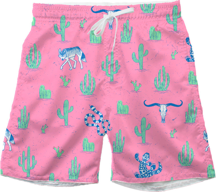 Wes & Willy Boys Toddlers Kids Juniors Swimsuit Cactus Snakes Salamanders Desert Recycled Materials The Plaid Giraffe Childrens Boutique