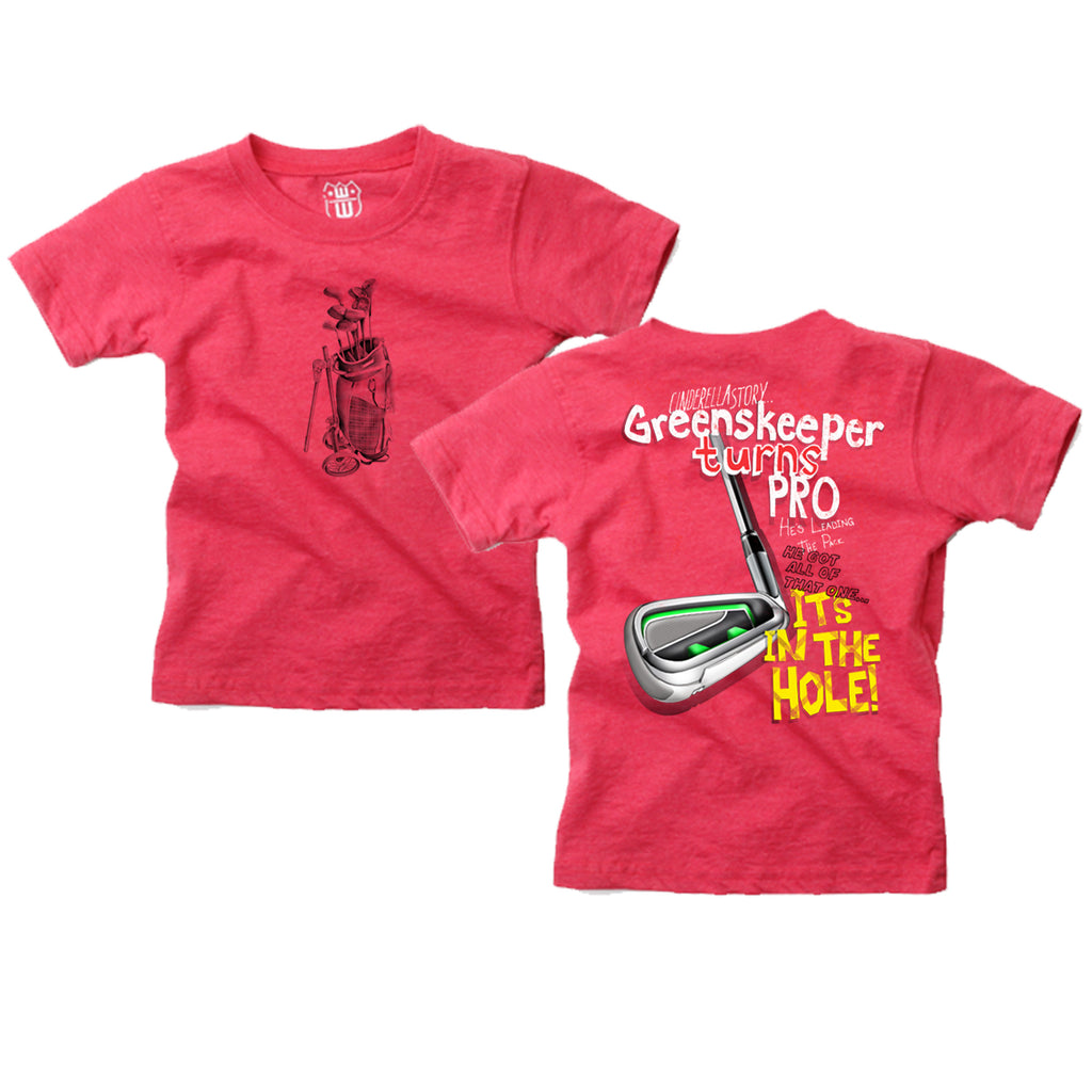 Wes & Willy Boys Toddlers Kids Juniors T-Shirt Golf Sports 100% Organic Cotton The Plaid Giraffe Childrens Boutique