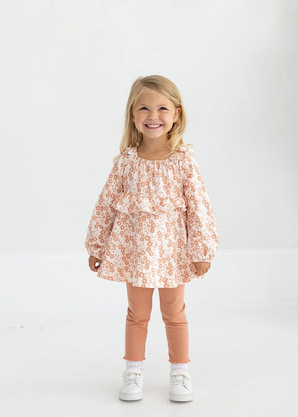 Mabel and Honey Girls Infants Toddlers Kids Juniors Top Leggings Flowers The Plaid Giraffe Children's Boutique