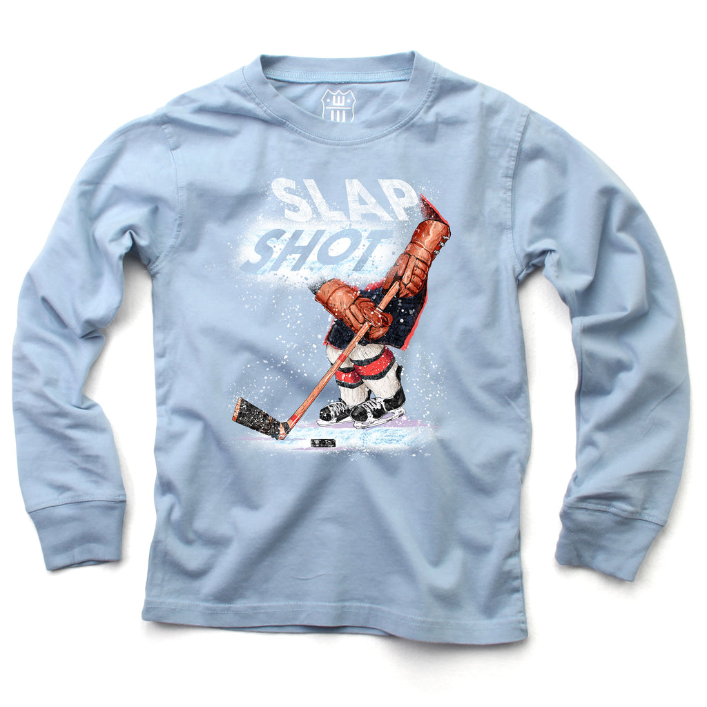 Wes and Willy Boys Infants Toddlers Kids Juniors Shirt Sports Hockey 100% Organic Cotton The Plaid Giraffe Children's Boutique