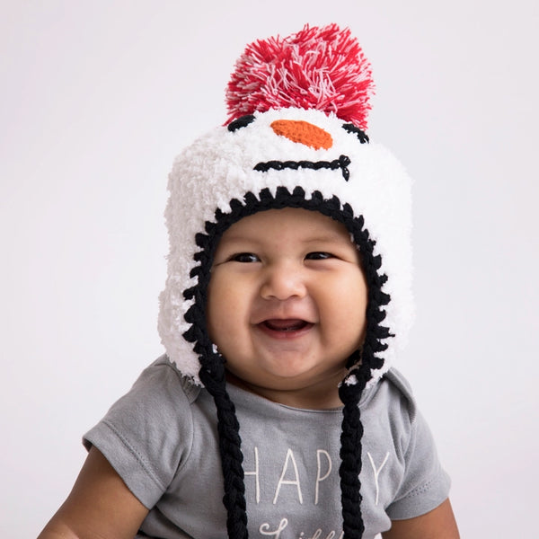 Sweet Wink Girls Boys Infants Toddlers Kids Knit Hats Snowmen Winter The Plaid Giraffe Children's Boutique