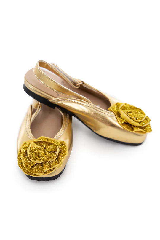 dress up princess shoes Gold Sparkle 9/10 | Little Adventures ✨ The best beach soft crowns colorgrp-51095 Size:36 X 32