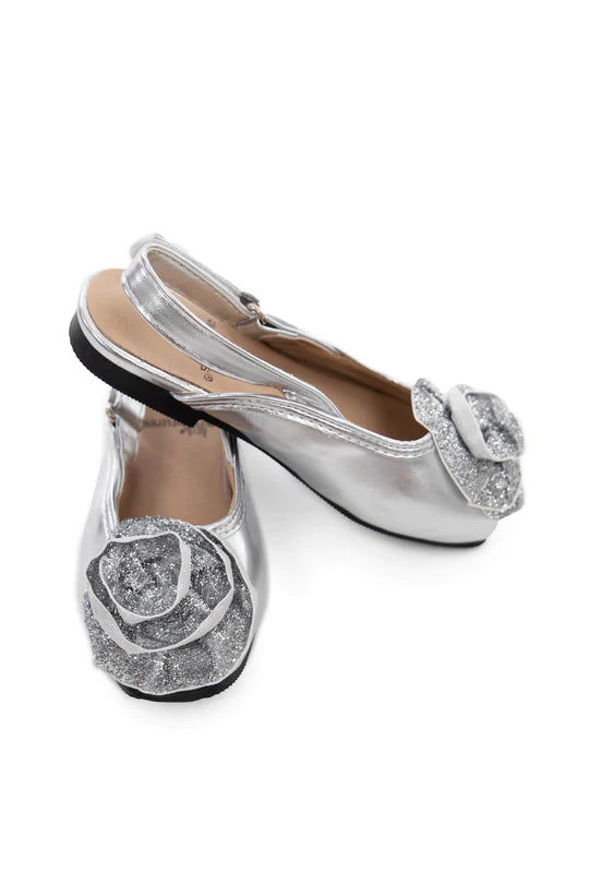 princess shoes dress up Gold Sparkle 9/10 | Little Adventures Reclaimed Vintage midi tea slip bottoms) Size 13 Spring & Fall Style:EP00461BD