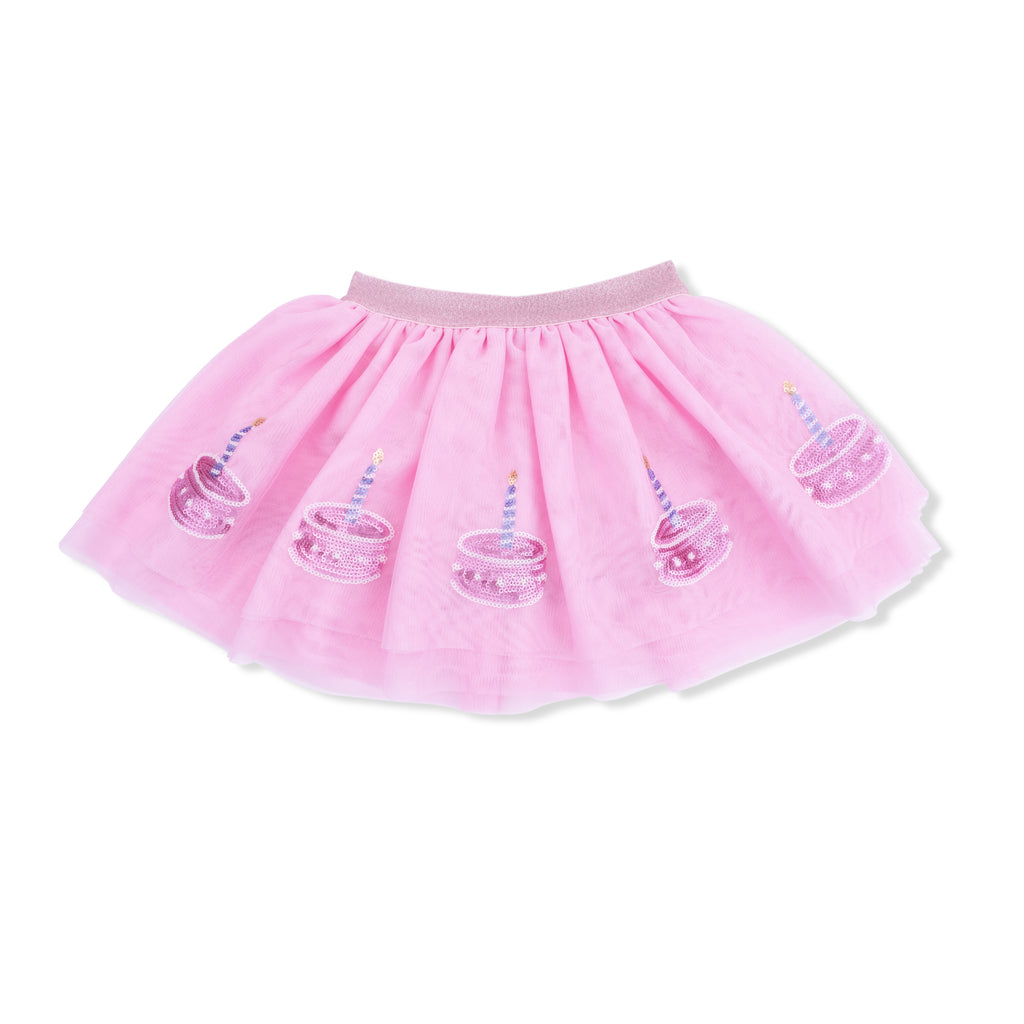 Angel Dear Girls Boys Unisex Infants Toddlers Kids Birthday Tutu Tulle Attached Shorts Sequins Birthday Cake The Plaid Giraffe Children's Boutique